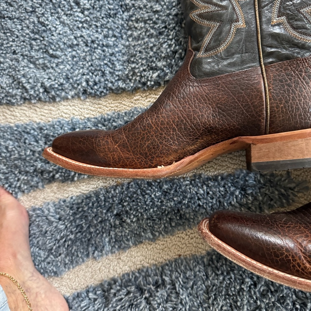 Like New..Cody James Union Xero Men's Brown Leather Western Boots - Picture 7 of 15